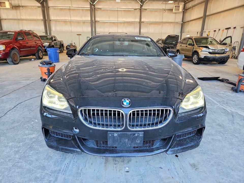 2015 BMW 6er VIN WBALY1C51FDZ73552 COPART salvage auction — HAIL, Ne - Cert Of Title-Salvage, sold $4,000 on 2026-07-28 (photo 5)