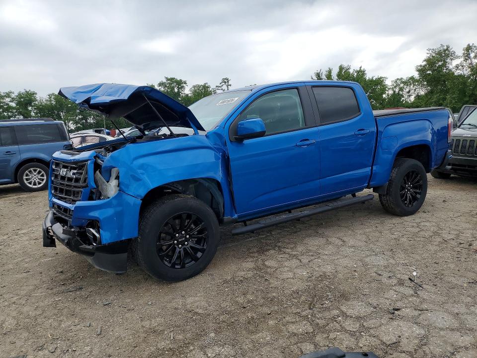 2022 Gmc Canyon VIN 1GTG5CEN2N1164681 COPART salvage auction — FRONT END, Md - Cert Of Salvage > 75% Damage (P), sold $4,050 on 2026-07-21 (photo 1)