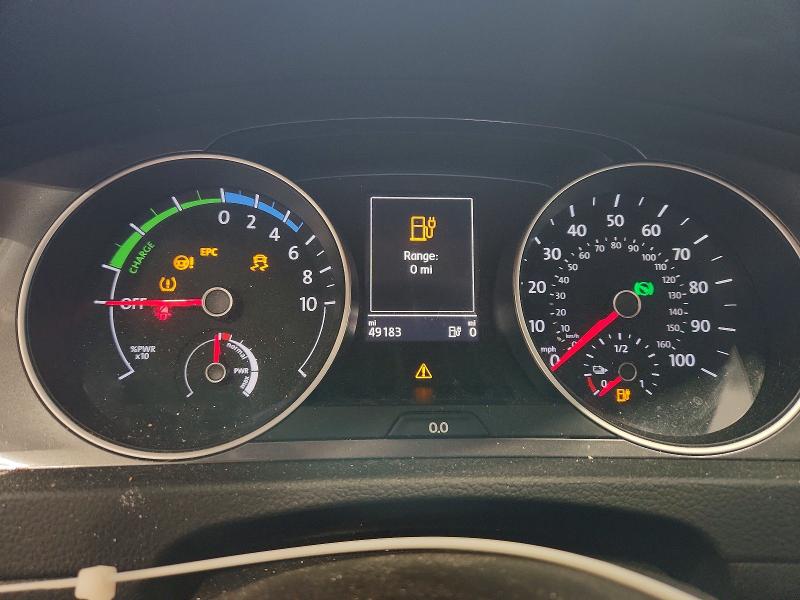 2016 Volkswagen E-golf VIN WVWPP7AU0GW913160 COPART salvage auction — MECHANICAL, WV - CERTIFICATE OF TITLE, sold $2,300 on 2026-10-09 (photo 9)