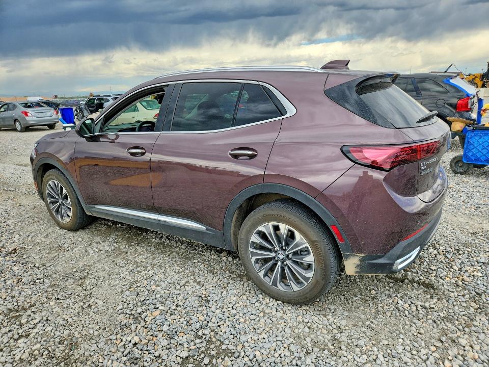 2025 Buick Envision VIN LRBFZKE40SD024557 COPART salvage auction — HAIL, Salvage Title, sold $1,300 on 2026-07-21 (photo 2)