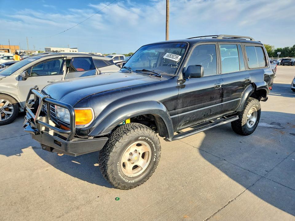 1996 Toyota Land cruiser VIN JT3HJ85J8T0136448 COPART salvage auction — REAR END, Tx - Salvage Vehicle Title, sold $8,300 on 2026-07-27 (photo 1)