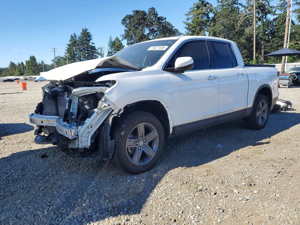 2022 Honda Ridgeline VIN 5FPYK3F71NB035049 COPART salvage auction — FRONT END, WA - BILL OF SALE, sold $10,200 on 2026-07-17 (photo 1)