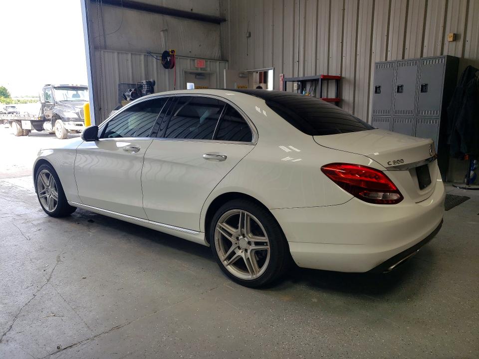 2016 Mercedes-benz C-klasse VIN WDDWF4JB1GR141266 COPART salvage auction — MECHANICAL, Nc - Dealer Only Clean Title, sold $1,750 on 2026-08-06 (photo 2)