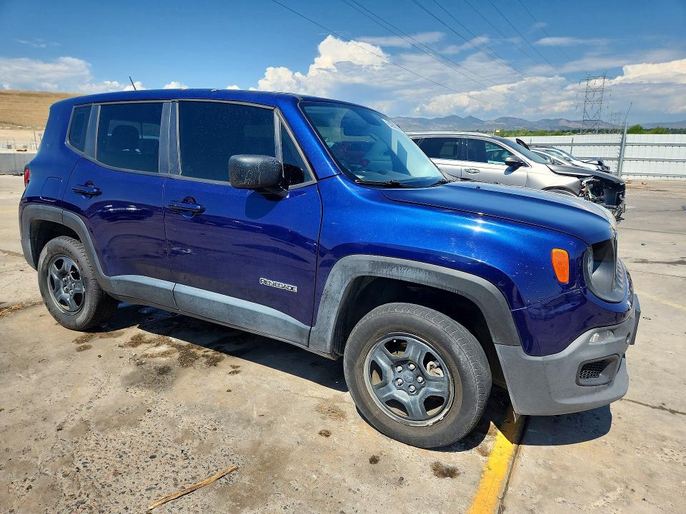 2017 Jeep Renegade VIN ZACCJBAB2HPG16021 COPART salvage auction — HAIL, Co - Certificate Of Title, sold $5,600 on 2026-08-17 (photo 4)