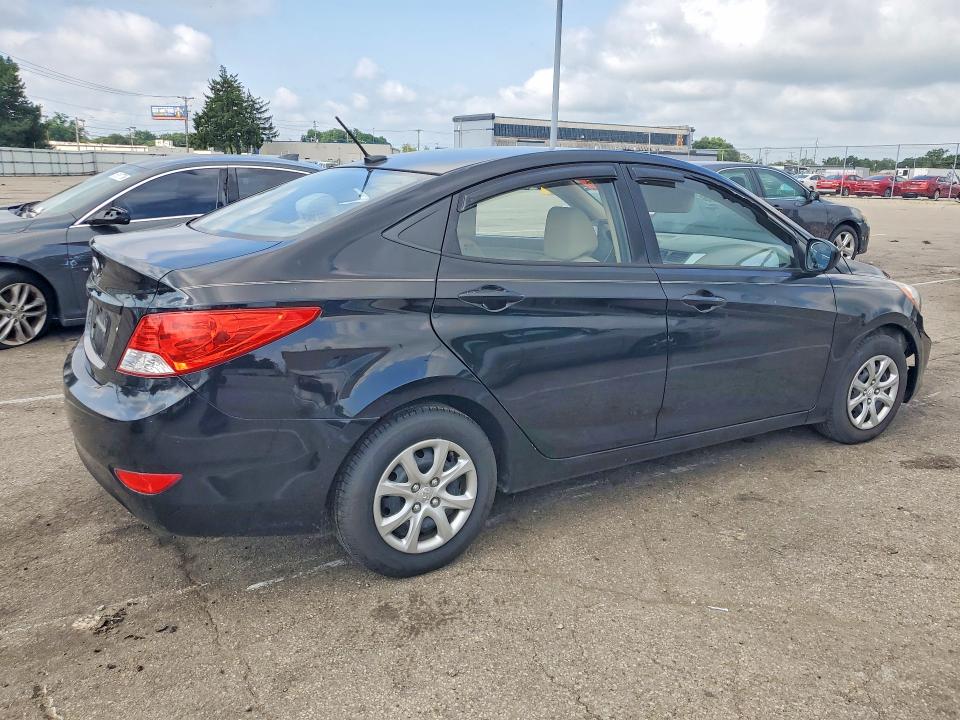 2013 Hyundai VIN KMHCT4AE2DU459675 COPART salvage auction — VANDALISM, Oh - Cert Of Title-Salvage, sold $200 on 2026-07-15 (photo 3)