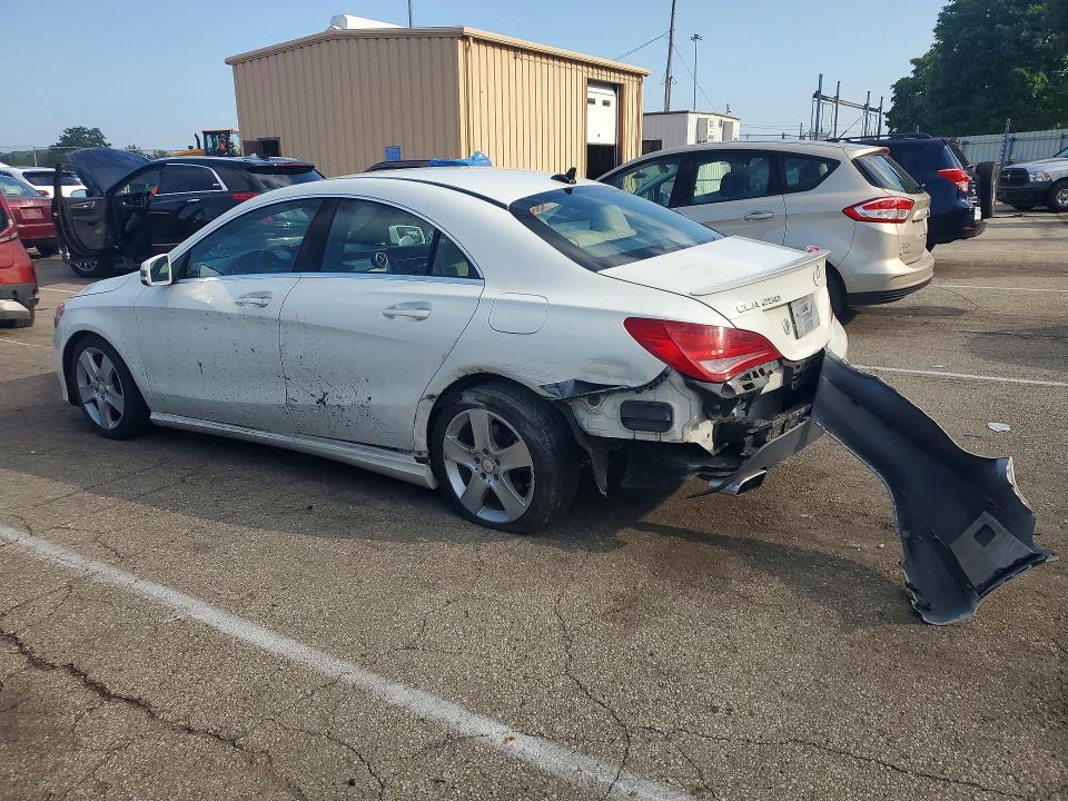 2015 Mercedes-benz VIN WDDSJ4GB1FN183270 COPART salvage auction — REAR END, Oh - Cert Of Title-Salvage, sold $4,350 on 2026-07-22 (photo 2)