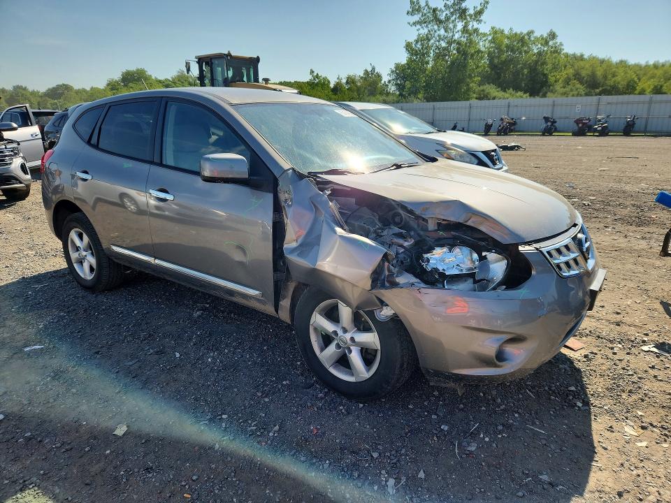 2013 Nissan Rogue VIN JN8AS5MV1DW666471 COPART salvage auction — FRONT END, MA - CERT OF TITLE-RECONSTRCTD COLL, sold $425 on 2026-07-22 (photo 4)