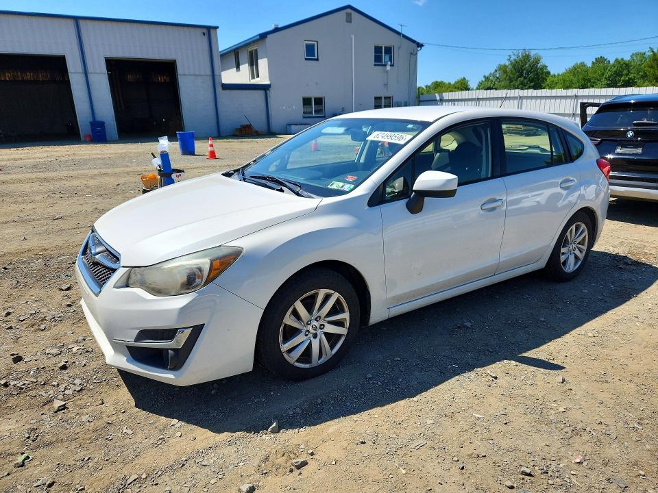 2016 Subaru Impreza VIN JF1GPAB63G8204407 COPART salvage auction — MINOR DENT/SCRATCHES, PA - CERT OF TITLE, sold $775 on 2026-07-27 (photo 1)