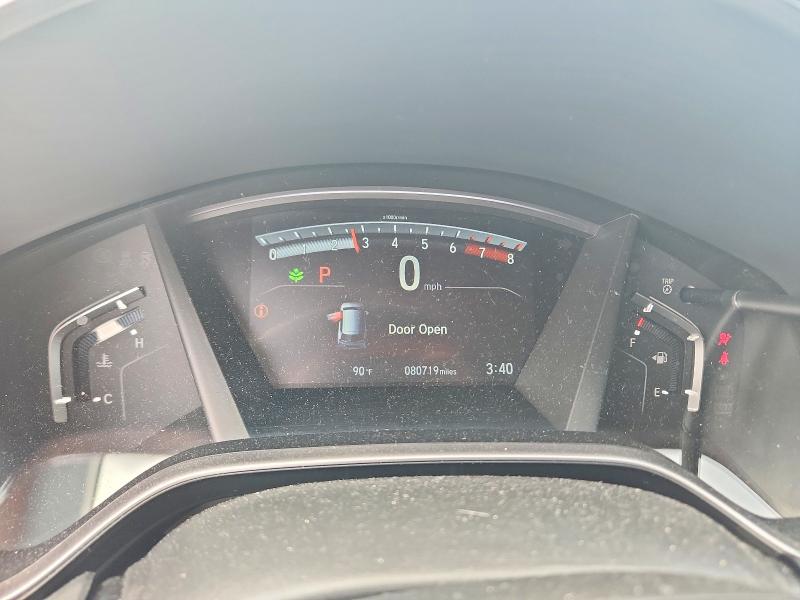 2018 Honda Cr-v VIN 7FARW1H99JE022200 COPART salvage auction — FRONT END, Fl - Cert Of Title Slvg Rebuildable, sold $8,600 on 2026-07-14 (photo 9)