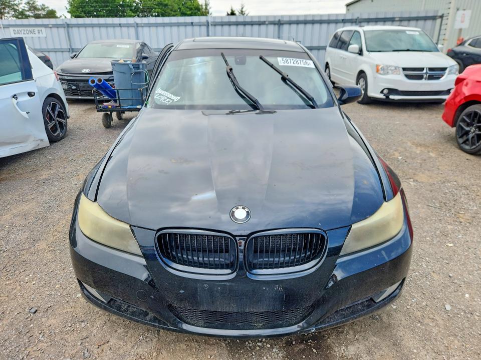 2009 BMW 3 series VIN WBAPG73599A401013 COPART salvage auction — SIDE, ON - PERMIT IRREPAIRABLE, sold $400 on 2026-07-28 (photo 5)