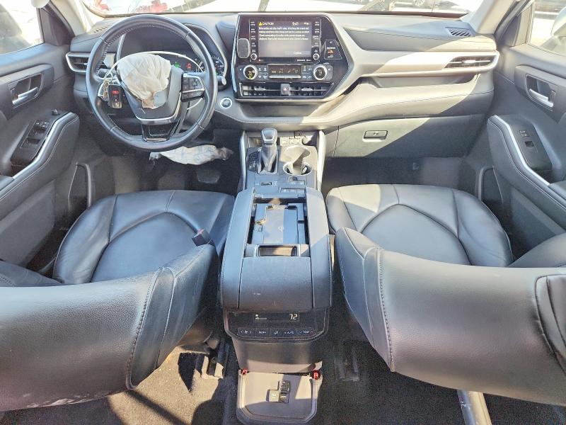 2020 Toyota Highlander VIN 5TDGZRAH6LS501232 COPART salvage auction — FRONT END, Fl - Certificate Of Destruction, sold $10 on 2026-07-28 (photo 8)