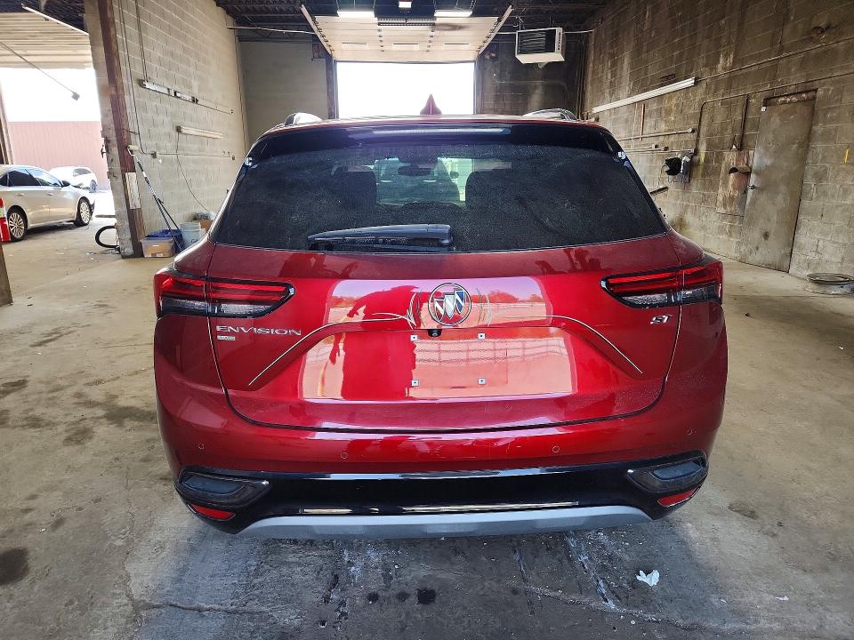 2022 Buick Envision VIN LRBFZPR48ND115488 COPART salvage auction — FRONT END, Ny - Mv-907A Salvage Certificate, sold $6,500 on 2026-07-27 (photo 6)