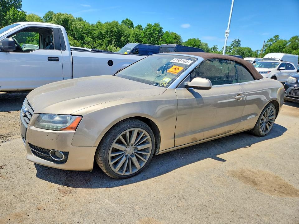 2011 Audi A5 VIN WAULFAFH7BN010722 COPART salvage auction — MINOR DENT/SCRATCHES, VT - CERT OF TITLE-REBUILT VEHICLE, sold $475 on 2026-07-23 (photo 1)