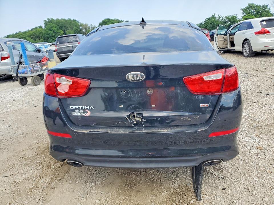 2014 Kia Optima VIN 5XXGM4A73EG328475 COPART salvage auction — VANDALISM, Nj - Certificate Of Title, sold $400 on 2026-07-21 (photo 6)