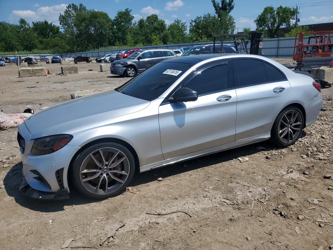2020 Mercedes-Benz C-Class VIN 55SWF6EBXLU331811 — COPART salvage auction photo