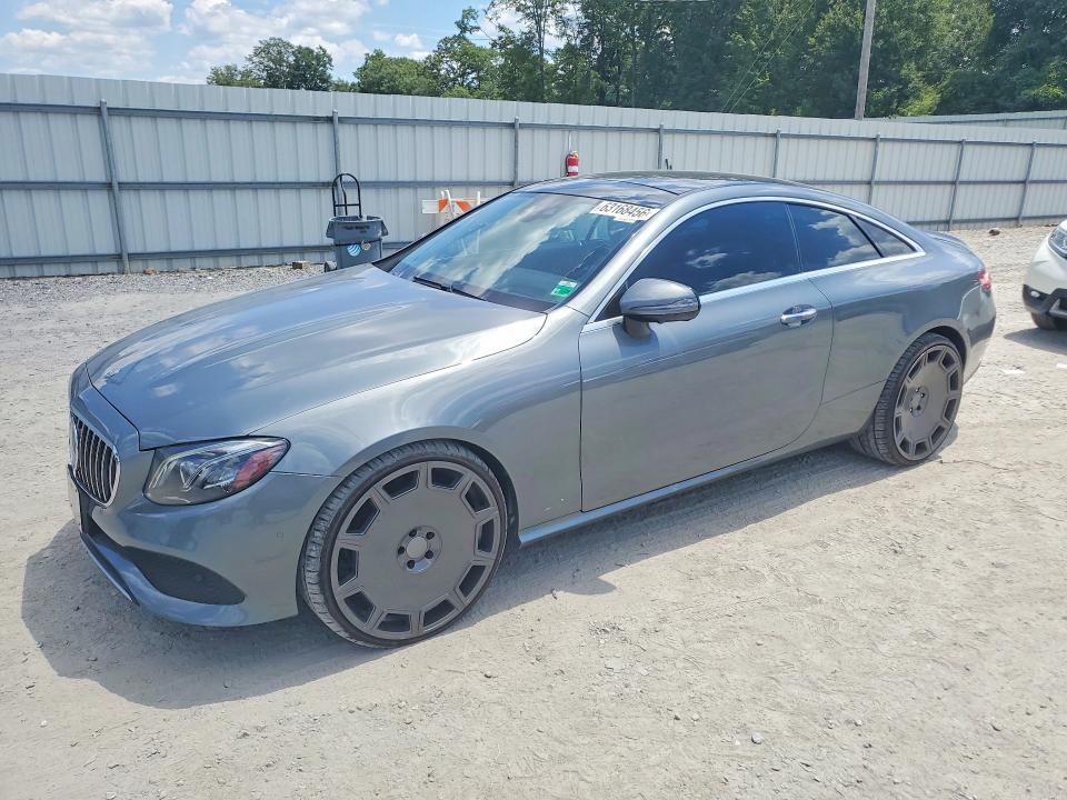 2018 Mercedes-benz E-klasse VIN WDD1J6GB7JF008645 COPART salvage auction — MINOR DENT/SCRATCHES, Nc - Nc Dlr Only Slvg Rebuilt (P), sold $14,400 on 2026-08-06 (photo 1)