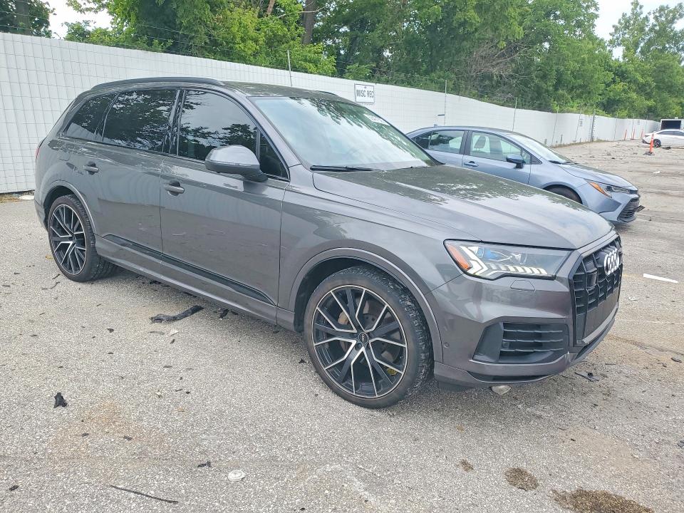 2021 Audi Q7 VIN WA1VXAF72MD033165 COPART salvage auction — HAIL, Mo - Salvage Certificate Of Title, sold $1,400 on 2026-07-28 (photo 4)