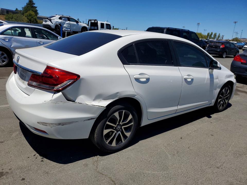 2013 Honda Civic VIN 19XFB2F90DE272468 COPART salvage auction — SIDE, Ca - Salvage Certificate, sold $1,600 on 2026-07-10 (photo 3)
