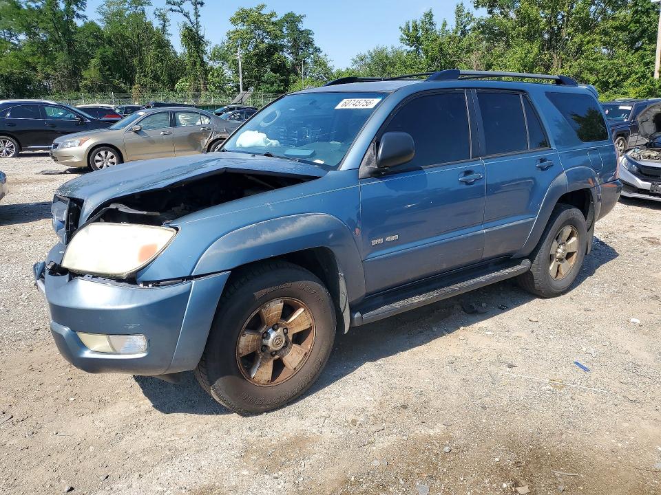 2004 Toyota 4runner VIN JTEBU14R140042206 COPART salvage auction — FRONT END, Md - Cert Of Salvage > 75% Damage, sold $1,950 on 2026-07-28 (photo 1)