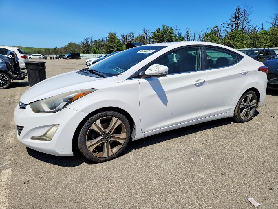 2015 Hyundai Elantra VIN KMHDH4AH1FU251368 COPART salvage auction — FRONT END, Ny - Certificate Of Title, sold $200 on 2026-07-29 (photo 1)