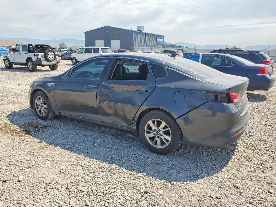 2017 Kia Optima VIN 5XXGT4L30HG168704 COPART salvage auction — SIDE, Ut - Salvage Certificate, sold $500 on 2026-07-24 (photo 2)