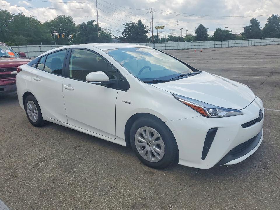 2022 Toyota Prius VIN JTDKAMFU7N3184219 COPART salvage auction — SIDE, Oh - Cert Of Title-Salvage, sold $8,400 on 2026-07-15 (photo 4)