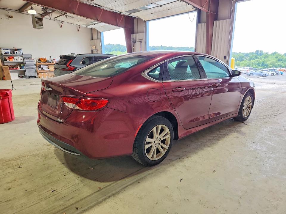 2016 Chrysler 200 VIN 1C3CCCAB2GN127906 COPART salvage auction — NORMAL WEAR, Wv - Certificate Of Title, sold $1,400 on 2026-07-17 (photo 3)