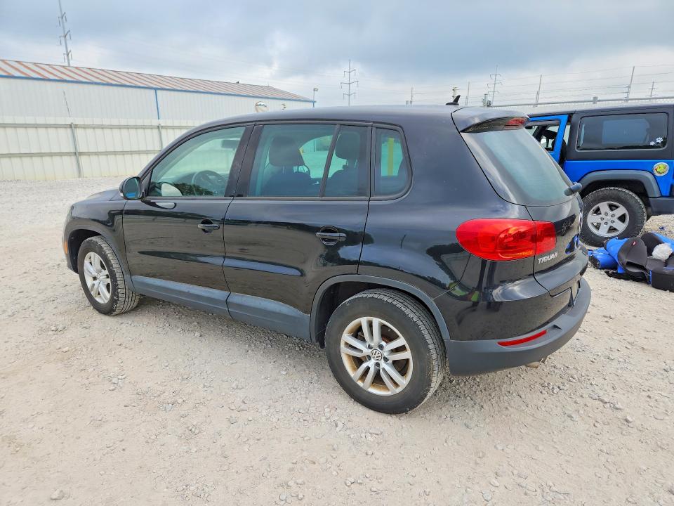 2013 Volkswagen Tiguan VIN WVGAV3AX7DW592000 COPART salvage auction — MECHANICAL, Oh - Cert Of Title-Flood History, sold $225 on 2026-08-04 (photo 2)