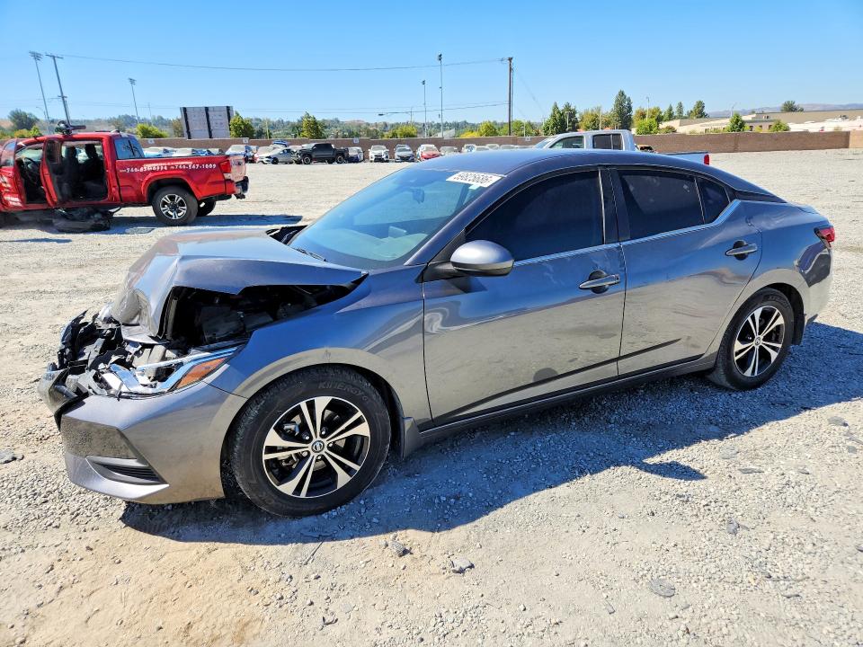 2021 Nissan Sentra VIN 3N1AB8CV8MY286750 COPART salvage auction — FRONT END, Ca - Salvage Certificate, sold $200 on 2026-07-29 (photo 1)