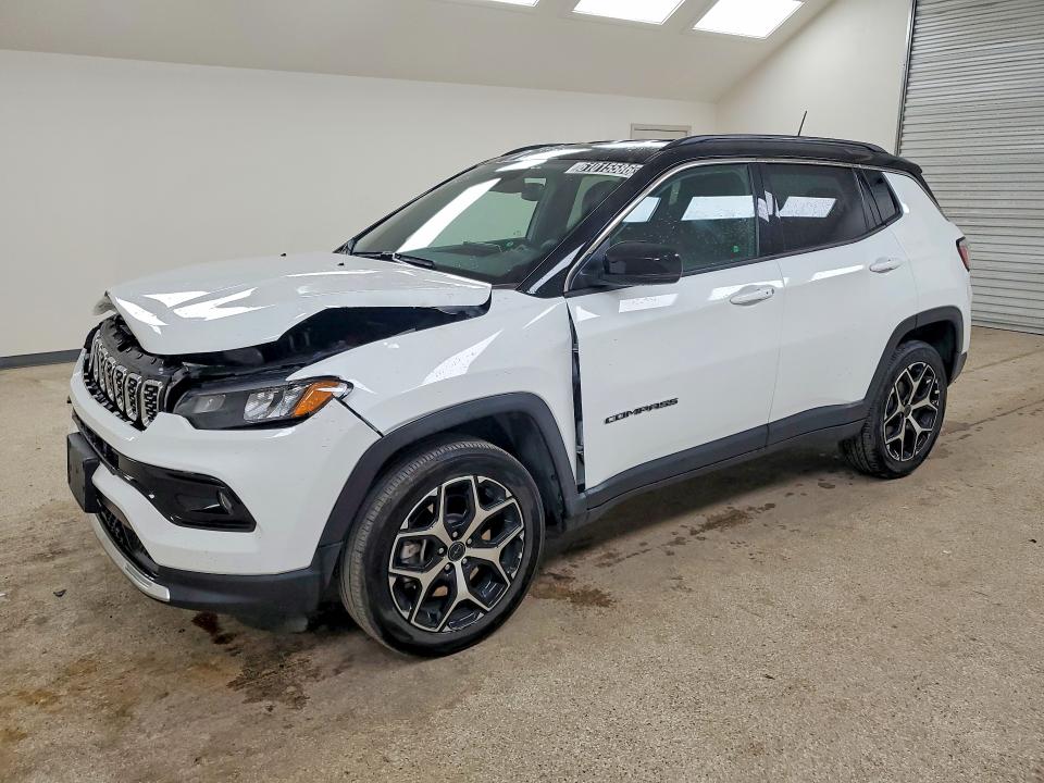2026 Jeep Compass VIN 3C4NJDCN6TT182067 COPART salvage auction — FRONT END, TX - CERTIFICATE OF TITLE (P), sold $11,600 on 2026-07-22 (photo 1)
