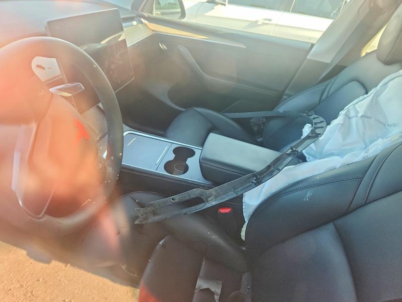 2023 Tesla Model y VIN LRWYGDEE0PC105007 COPART salvage auction — FRONT END, ON - PERMIT NO BRAND - UNFIT, sold $16,950 on 2026-08-18 (photo 8)