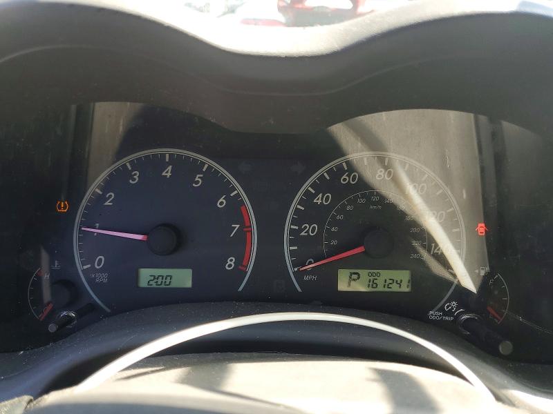 2009 Toyota Corolla VIN JTDBL40E599021289 COPART salvage auction — NORMAL WEAR, Fl - Dis/Dlr/Exp Only Clean Title, sold $2,050 on 2026-07-29 (photo 9)