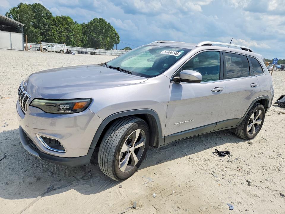 2019 Jeep Cherokee VIN 1C4PJMDX7KD140777 COPART salvage auction — REAR END, Ga - Cert Of Title-Salvage, sold $3,500 on 2026-08-03 (photo 1)
