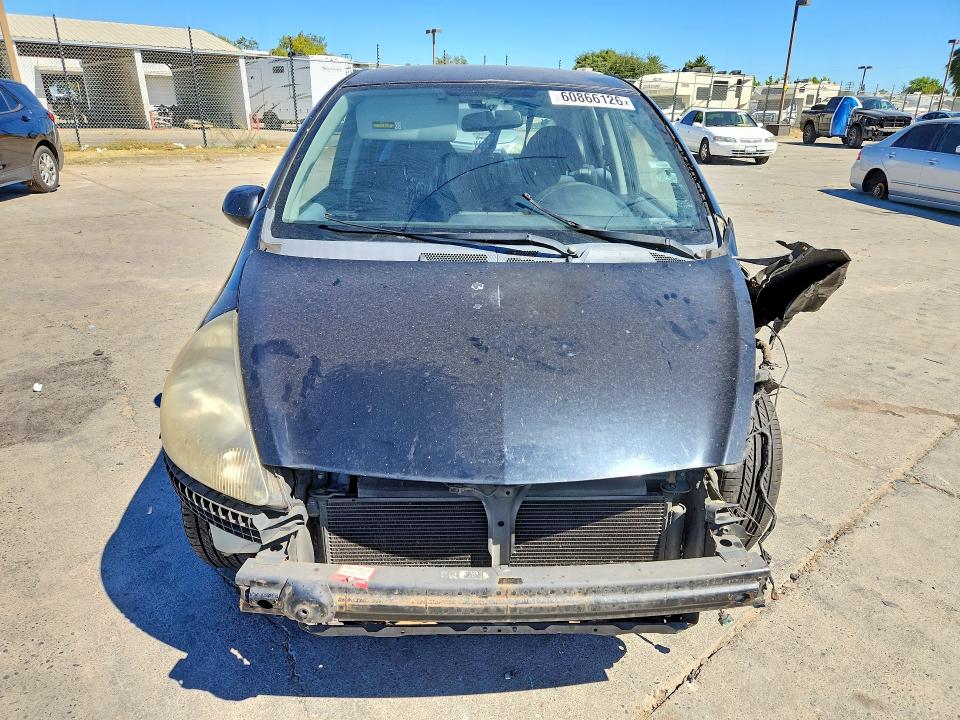 2007 Honda Fit VIN JHMGD386X7S017236 COPART salvage auction — FRONT END, Ca - Salvage Certificate, sold $100 on 2026-07-27 (photo 5)