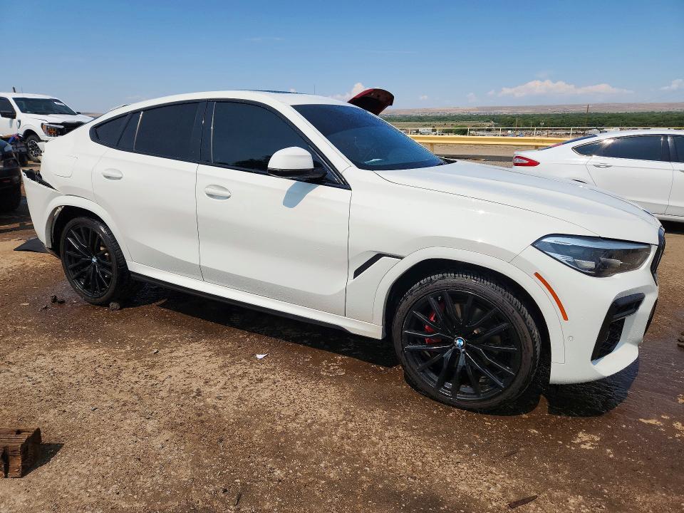 2022 BMW X6 VIN 5UXCY6C01N9K30877 COPART salvage auction — REAR END, Az - Cert Of Title - Salvage, sold $20,600 on 2026-08-27 (photo 4)