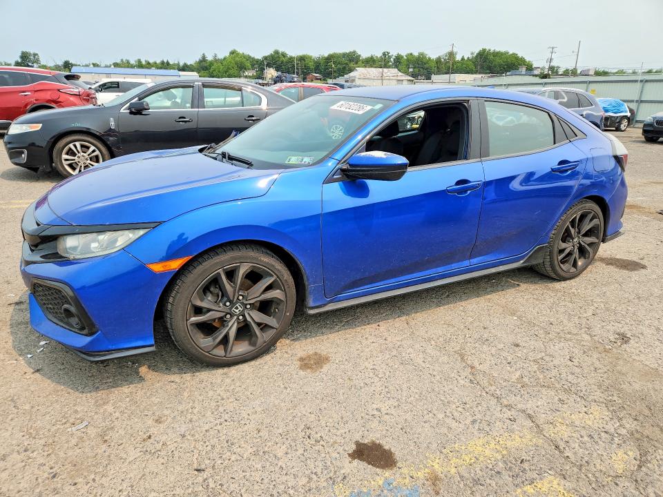 2018 Honda Civic VIN SHHFK7G48JU210658 COPART salvage auction — SIDE, Pa - Certificate Of Salvage, sold $3,650 on 2026-07-17 (photo 1)