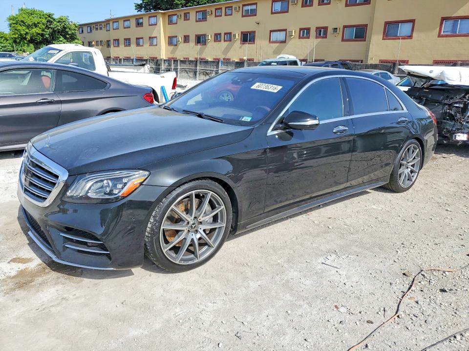2018 Mercedes-benz S-klasse VIN WDDUG6GB3JA347234 COPART salvage auction — MINOR DENT/SCRATCHES, Fl - Cert Of Title Slvg Rebuildable, sold $10,100 on 2026-08-18 (photo 1)