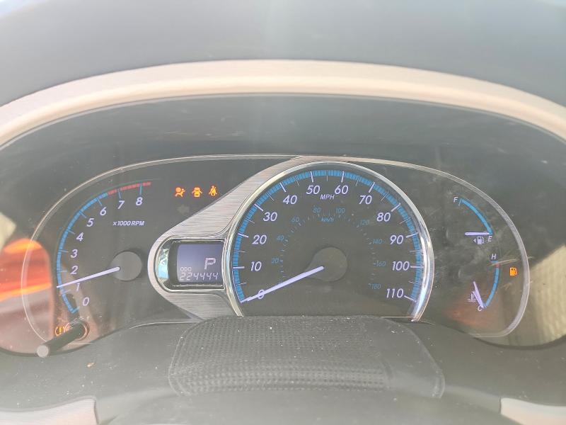2013 Toyota VIN 5TDYK3DC5DS389627 COPART salvage auction — REAR END, Tx - Salvage Vehicle Title, sold $350 on 2026-07-21 (photo 9)