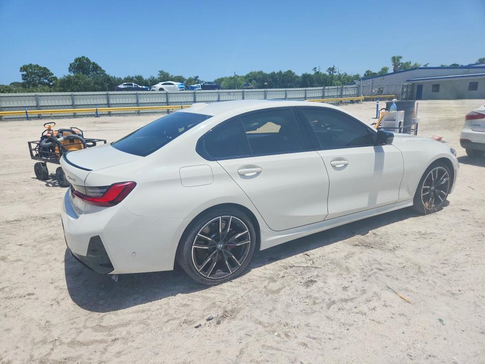 2023 BMW M3 VIN 3MW49FS01P8D17144 COPART salvage auction — SIDE, Fl - Cert Of Title Slvg Rebuildable, sold $24,700 on 2026-08-12 (photo 3)