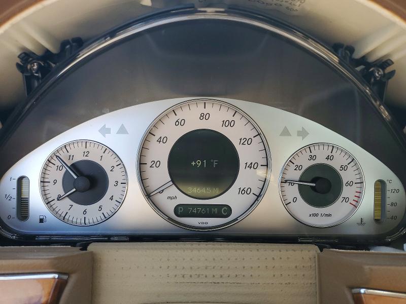 2008 Mercedes-benz E-class VIN WDBUF56X38B309610 COPART salvage auction — MINOR DENT/SCRATCHES, CA - DIS/DLR/EXP APP FOR DUP CLEAN, sold $3,800 on 2026-08-14 (photo 9)