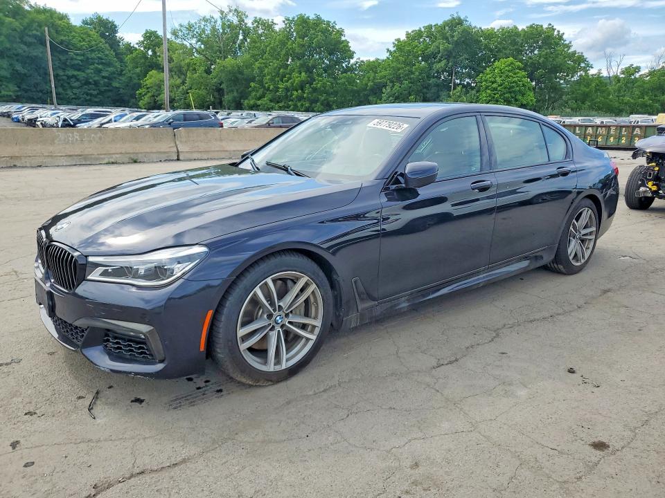 2019 BMW 7er VIN WBA7F2C59KB240149 COPART salvage auction — SIDE, Salvage Title, sold $8,200 on 2026-08-03 (photo 1)