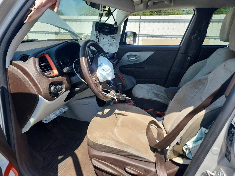 2015 Jeep Renegade VIN ZACCJABT6FPC05719 COPART salvage auction — FRONT END, Sc - Cert Of Title-Salvage, sold $550 on 2026-08-10 (photo 7)