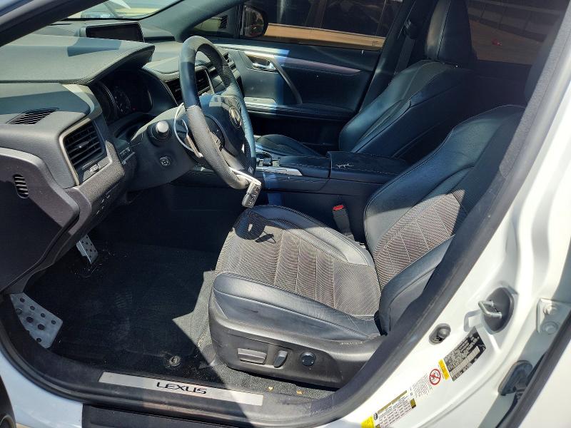 2019 Lexus Rx VIN 2T2BZMCA0KC182572 COPART salvage auction — FRONT END, Tx - Salvage Vehicle Title, sold $11,100 on 2026-07-31 (photo 7)