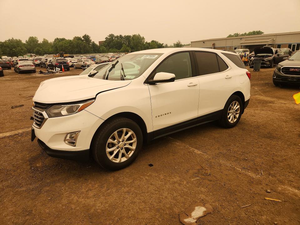 2019 Chevrolet Equinox VIN 2GNAXUEV0K6132365 COPART salvage auction — FRONT END, Ny - Cert Of Title-Salvage, sold $1,200 on 2026-07-31 (photo 1)