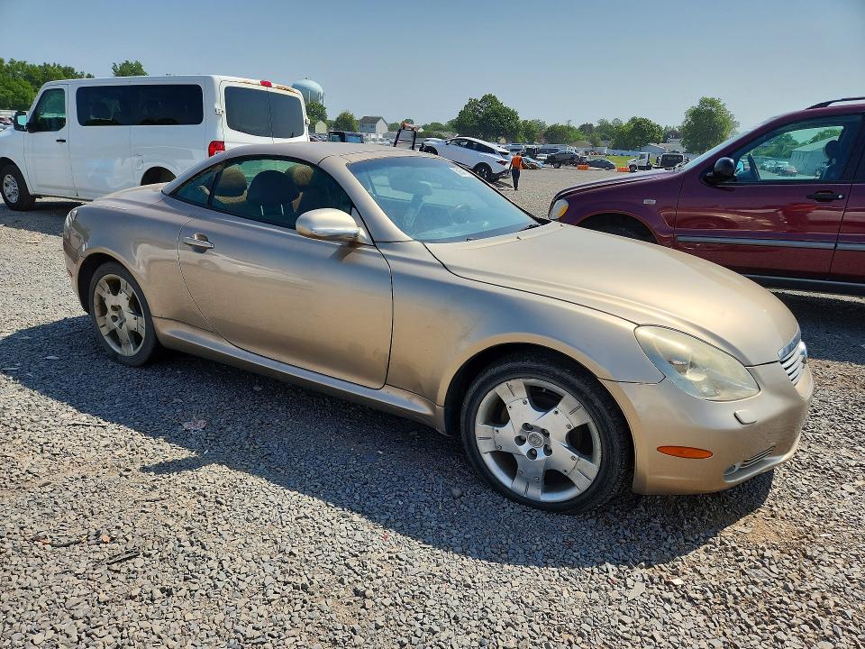 2003 Lexus Sc 430 VIN JTHFN48Y330036457 COPART salvage auction — MINOR DENT/SCRATCHES, In - Cert Of Title - Rebuilt Vehicl, sold $1,250 on 2026-07-16 (photo 4)