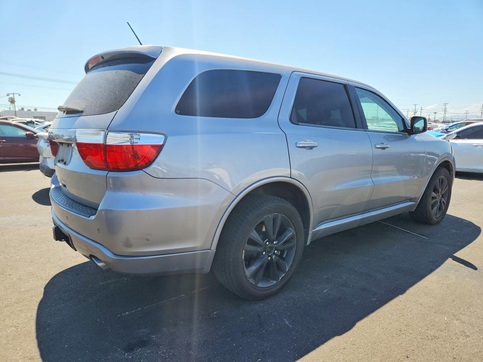 2013 Dodge Durango VIN 1C4RDHAG9DC699400 COPART salvage auction — MINOR DENT/SCRATCHES, Ca - Dis/Dlr/Exp Only Clean Title, sold $850 on 2026-07-27 (photo 3)