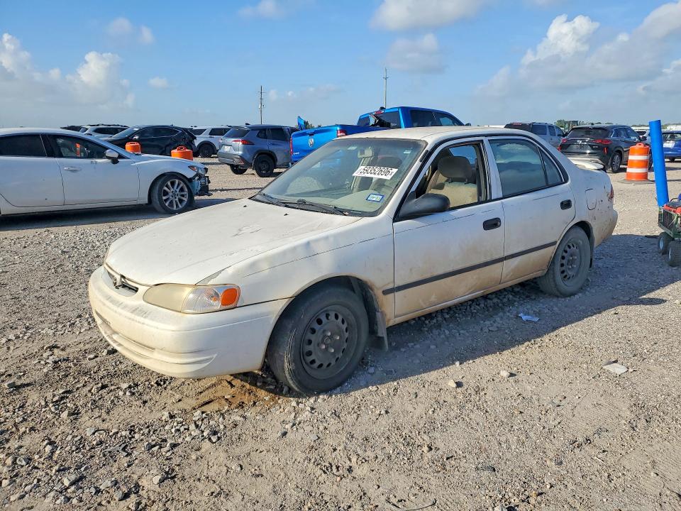 1999 Toyota Corolla VIN 1NXBR12EXXZ288797 COPART salvage auction — MINOR DENT/SCRATCHES, Tx - Certificate Of Title, sold $250 on 2026-07-09 (photo 1)