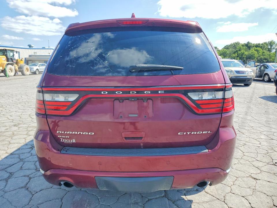 2017 Dodge Durango VIN 1C4RDJEGXHC950853 COPART salvage auction — FRONT END, Oh - Certificate Of Title, sold $2,350 on 2026-08-31 (photo 6)