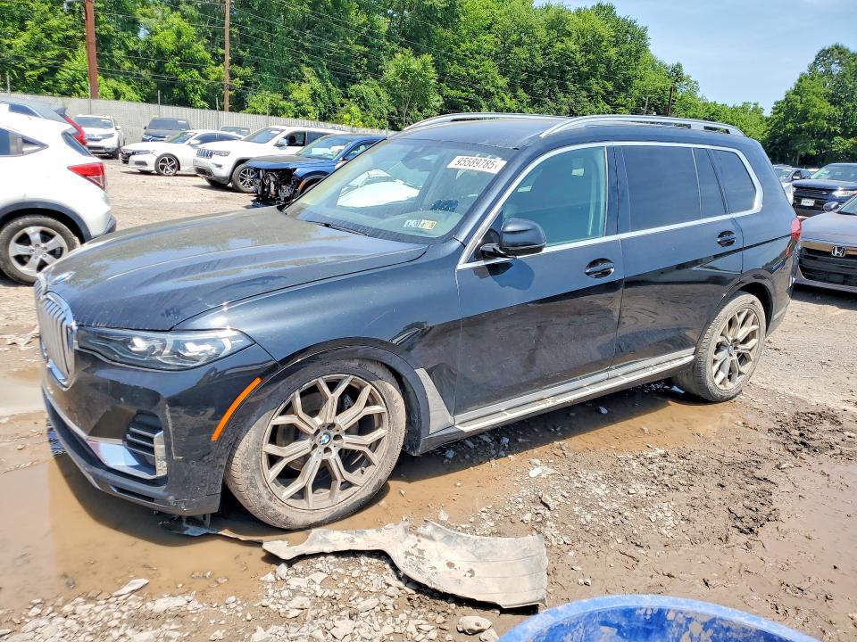 2021 BMW X7 VIN 5UXCW2C00M9F67427 — COPART salvage auction photo