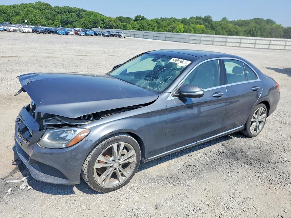 2015 Mercedes-benz C-klasse VIN 55SWF4JB3FU088535 COPART salvage auction — FRONT END, Sc - Dealer Only Clean Title (P), sold $5,200 on 2026-07-21 (photo 1)